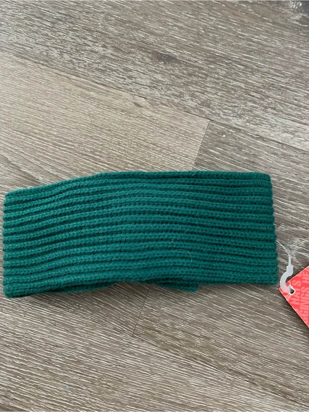 Obermeyer Forest Green Ribbed Bow Headband for Kids